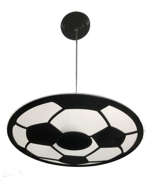 Imagem de Lustre Pendente - Bola de Futebol - Quarto Infantil Menino