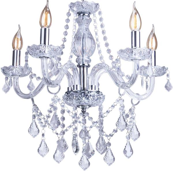 Imagem de Lustre Pendente Candelabro France Nice 5 lâmpadas E14 Bivolt