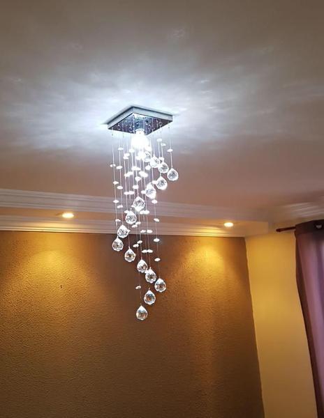 Lustre Pendente Caracol Cristal K9 Super Barato !! - WJMCRISTAL Imagem de Lustre Pendente Caracol Cristal K9 Super Barato !!