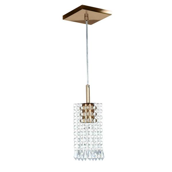 Lustre Pendente Clearcrillic Cristal Acrílico Cobre - MARRYLUZ Imagem de Lustre Pendente Clearcrillic Cristal Acrílico Cobre