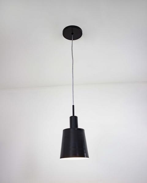 Imagem de Lustre Pendente Cone Industrial Preto 119