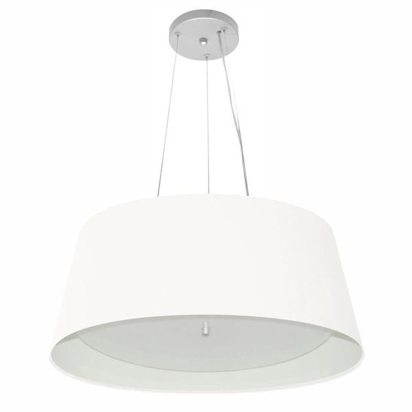 Imagem de Lustre Pendente Cone Vivare Md-4015 Cúpula em Tecido 25x60x50cm - Bivolt