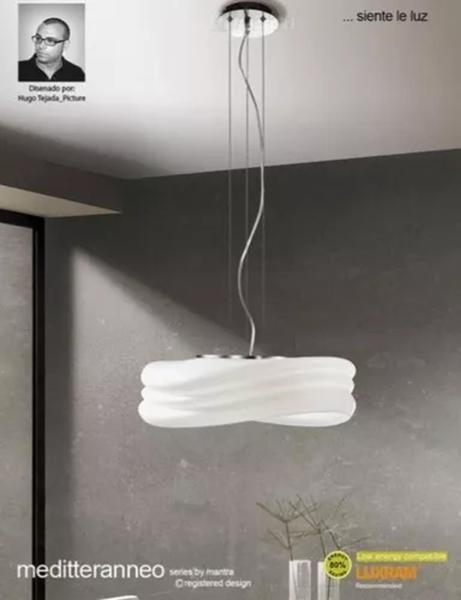 Imagem de Lustre Pendente De Vidro 37cm