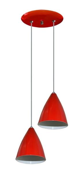 Lustre Pendente Duplo Ideal Para Sala, Cozinha - Varias Cores - LUSTRES AMANDINI Imagem de Lustre Pendente Duplo Ideal Para Sala, Cozinha - Varias Cores