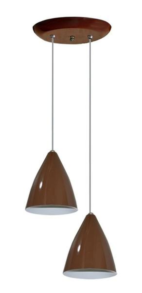 Lustre Pendente Duplo Ideal Para Sala, Cozinha - Varias Cores - LUSTRES AMANDINI Imagem de Lustre Pendente Duplo Ideal Para Sala, Cozinha - Varias Cores
