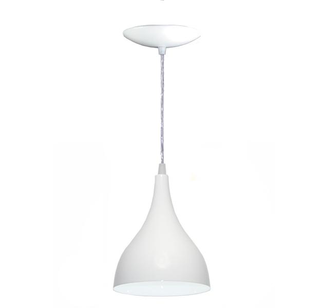 Lustre Pendente Gota em Alumínio - Cor Branca - Estillo E Luz Imagem de Lustre Pendente Gota em Alumínio - Cor Branca
