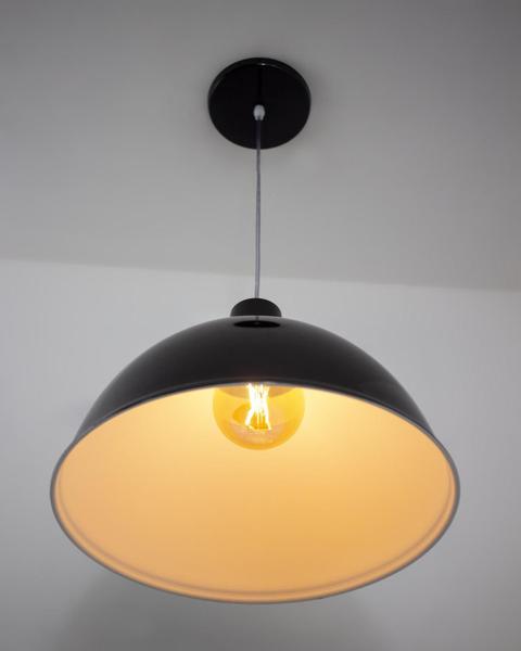 Imagem de Lustre Pendente Industrial  TD821 Preto Taschibra