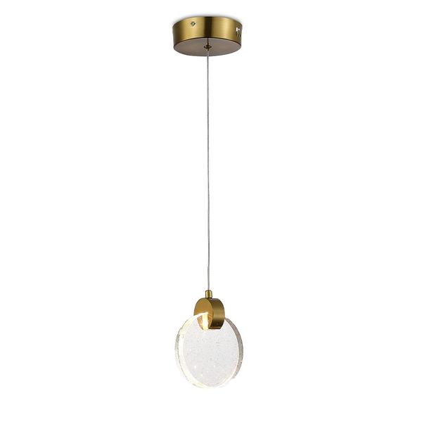 Imagem de Lustre Pendente Led 5w 3000k Bronze Icy 15cm Moderno Bivolt