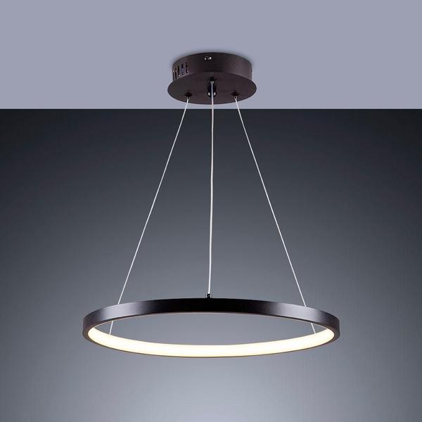 Imagem de Lustre Pendente Led Moderno 3 em 1 29W 60Cm Luxuoso com Controle Remoto Bivolt