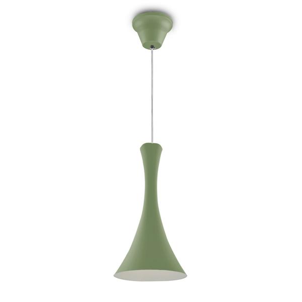 Imagem de Lustre Pendente Luminária Sala Jantar Quarto 868 1 Lâmpada Soquete E27 Verde