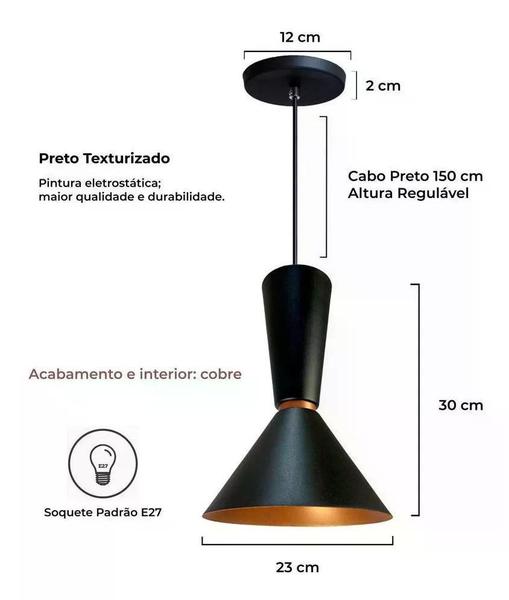 Imagem de Lustre Pendente Luxo Casa