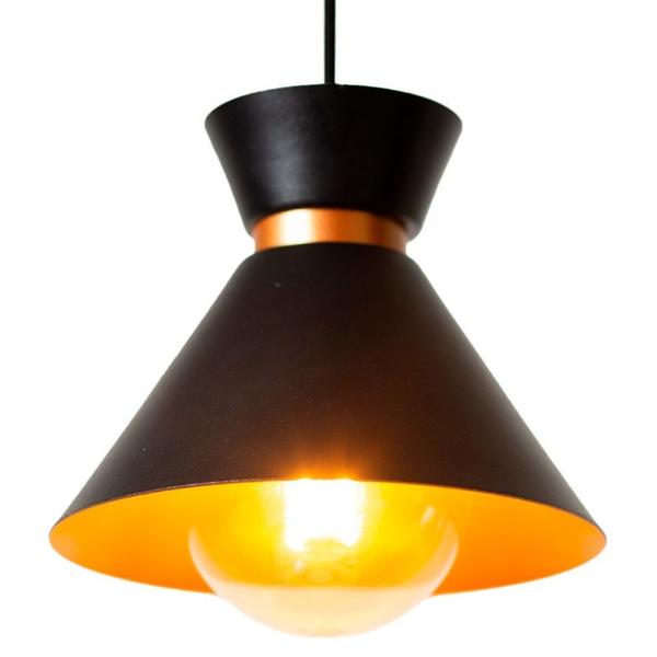 Lustre Pendente Mini Berlim Preto Para Decoração - Nova Lume Imagem de Lustre Pendente Mini Berlim Preto Para Decoração