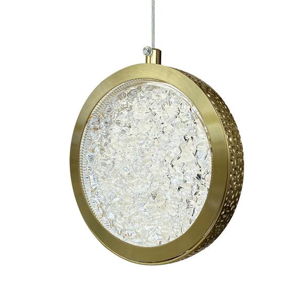 Imagem de Lustre Pendente Moderno Led 7w 3000k Bronze 15cm Bivolt Orion