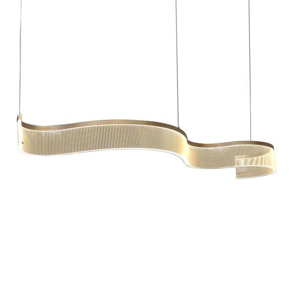 Imagem de Lustre Pendente Nitrolux ACR-002D Dourado Led Bivolt