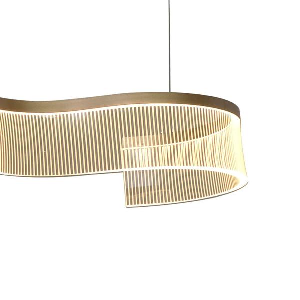 Imagem de Lustre Pendente Nitrolux ACR-002D Dourado Led Bivolt