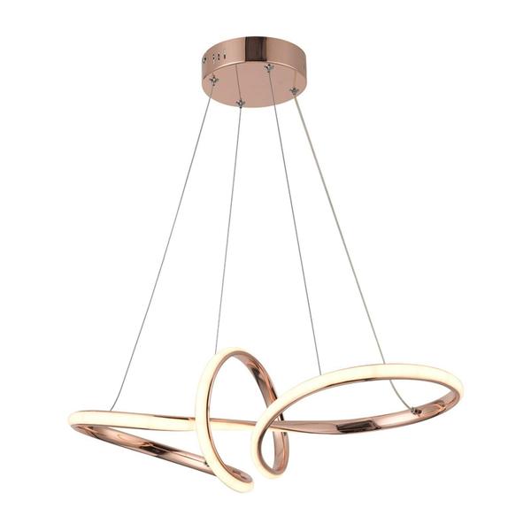 Imagem de Lustre Pendente Nitrolux LP-01R Rose Gold Led Bivolt