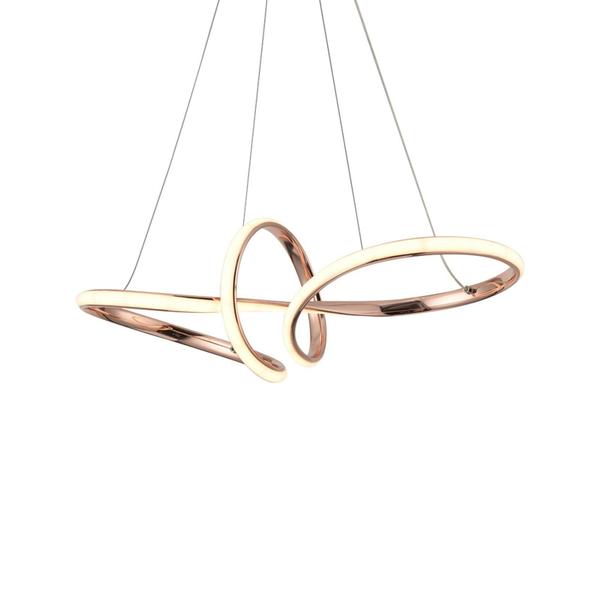 Imagem de Lustre Pendente Nitrolux LP-01R Rose Gold Led Bivolt