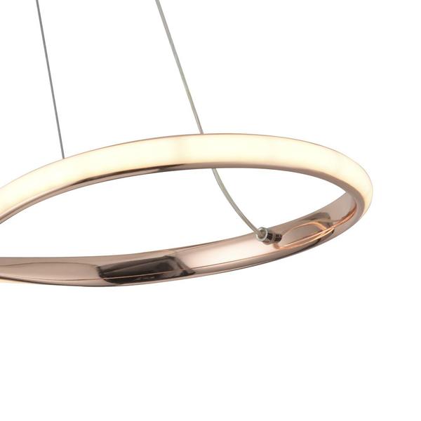 Imagem de Lustre Pendente Nitrolux LP-01R Rose Gold Led Bivolt