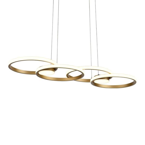 Imagem de Lustre Pendente Nitrolux LP-020A Dourado Led Bivolt