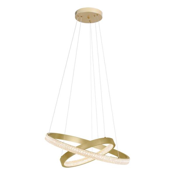 Imagem de Lustre Pendente Nordecor Bean 2457 Dourado Led Bivolt