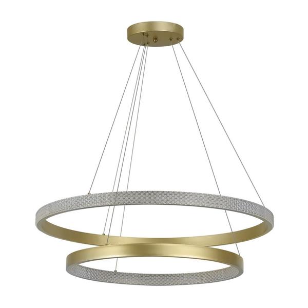 Imagem de Lustre Pendente Nordecor Bean 2458 Dourado Led Bivolt