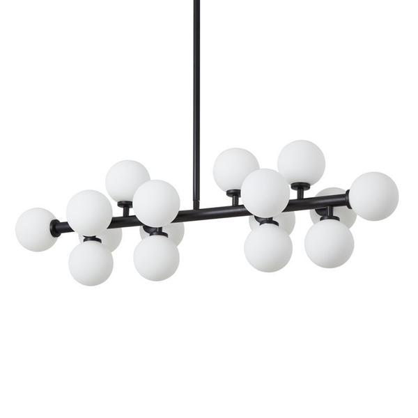 Imagem de Lustre Pendente Nordecor Dornan 2423 Preto G9 Bivolt