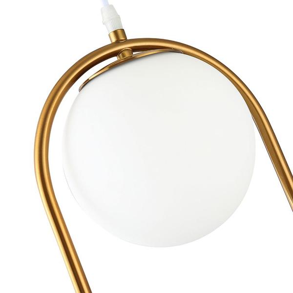 Imagem de Lustre Pendente Nordecor Globo Ring Duo 2105 Dourado E27 Bivolt