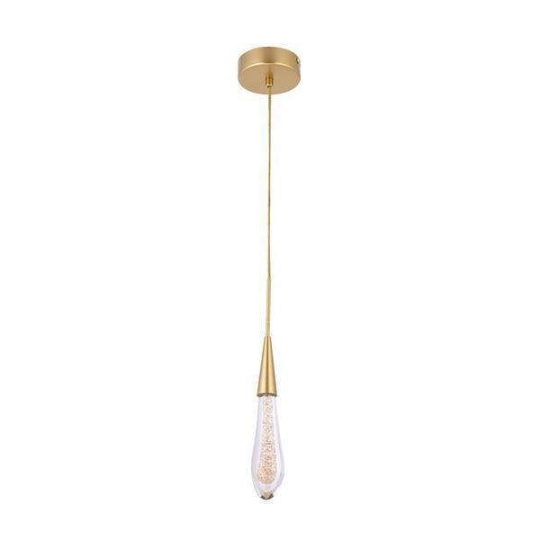 Imagem de Lustre Pendente Nordecor Leah 2409 Dourado Led Bivolt