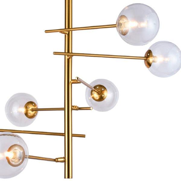 Imagem de Lustre Pendente Orluce Cosmos II OR1182 Dourado G9 Bivolt