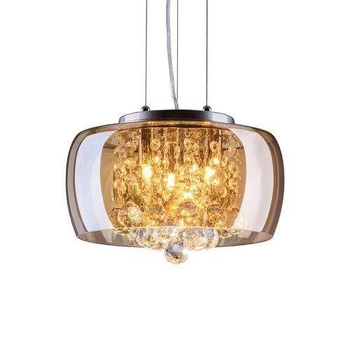 Imagem de Lustre Pendente Plafon Soho 28 Cm Âmbar Cristal Legítimo