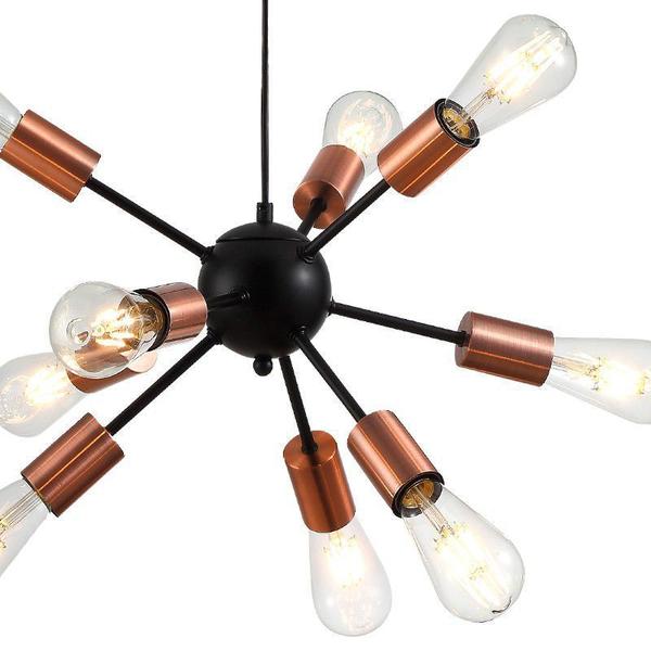 Imagem de Lustre Pendente Quality Kiev 13149 Preto E27 Bivolt