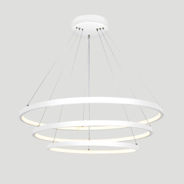 Imagem de Lustre Pendente Ring 3 Aros 105w 6000k- Branco 