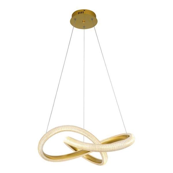 Imagem de Lustre Pendente Skylight Strip 3117 Dourado LED 48W Bivolt