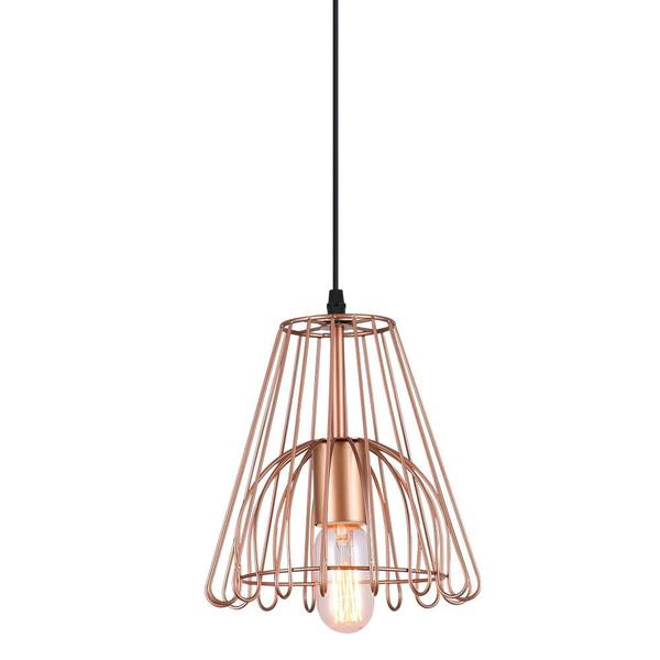 Imagem de Lustre Pendente Taschibra Aramado Roma Cobre E27 Bivolt