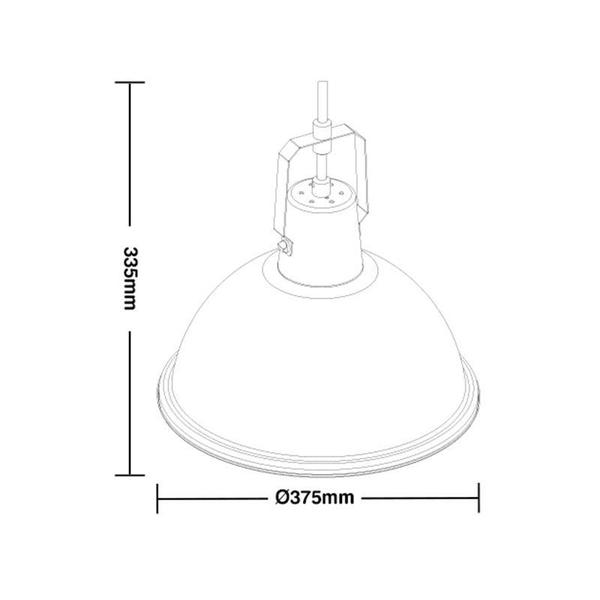 Imagem de Lustre Pendente Taschibra Factory M