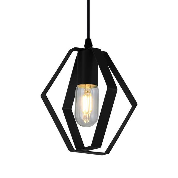 Imagem de Lustre Pendente Taschibra Metal Cruiser Preto E27 Bivolt