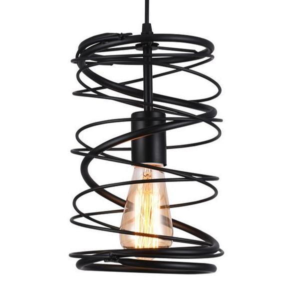 Imagem de Lustre Pendente Taschibra Twister Preto E27 Bivolt