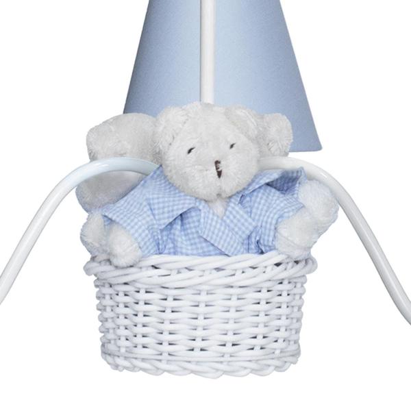 Imagem de Lustre Pendente Urso Ursinho ul Menino Bebê Infantil Teto