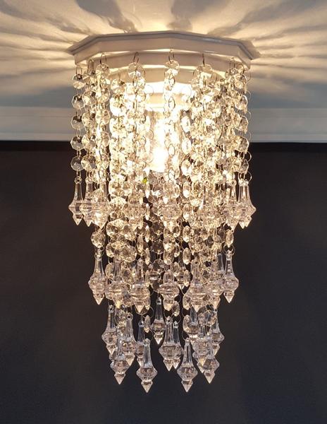 Lustre Plafon Cristal Acrílico Decorar Sala Iluminação Decoração Quarto Luminária Banheiro17x27 Gabi - Lustres SH Design Imagem de Lustre Plafon Cristal Acrílico Decorar Sala Iluminação Decoração Quarto Luminária Banheiro17x27 Gabi