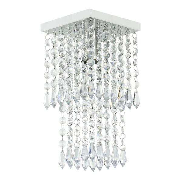 Imagem de Lustre Plafon De Cristal Acrilico Spark Branco