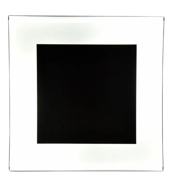 Imagem de Lustre Plafon De Sobrepor E27 30x30 Preto Com Branco