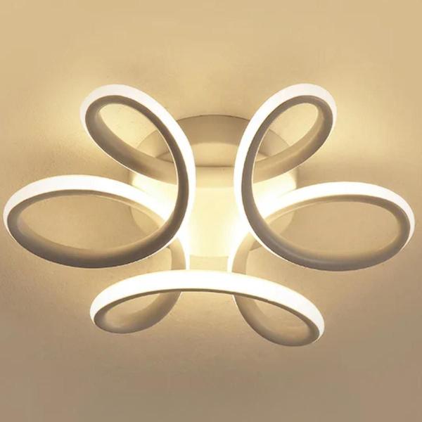 Imagem de Lustre Plafon Led 25Cm Luminária Teto 24 Watts Gimpo