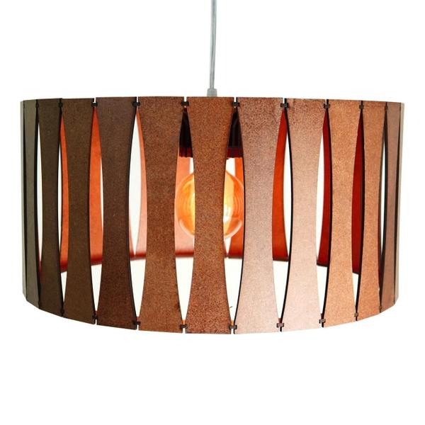 Imagem de Lustre Rustico Luminária De Teto Sala Mdf Moderno Grande