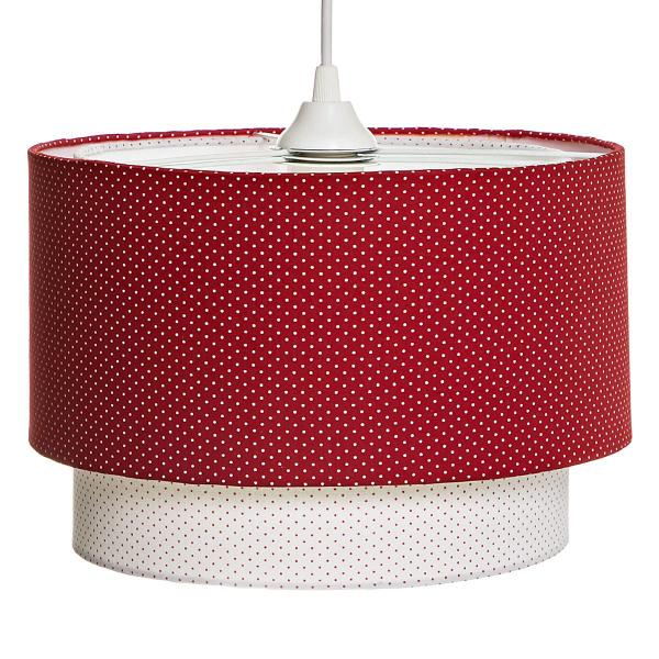 Imagem de Lustre Tubular Duplo Vermelho Quarto Bebê Infantil Menina