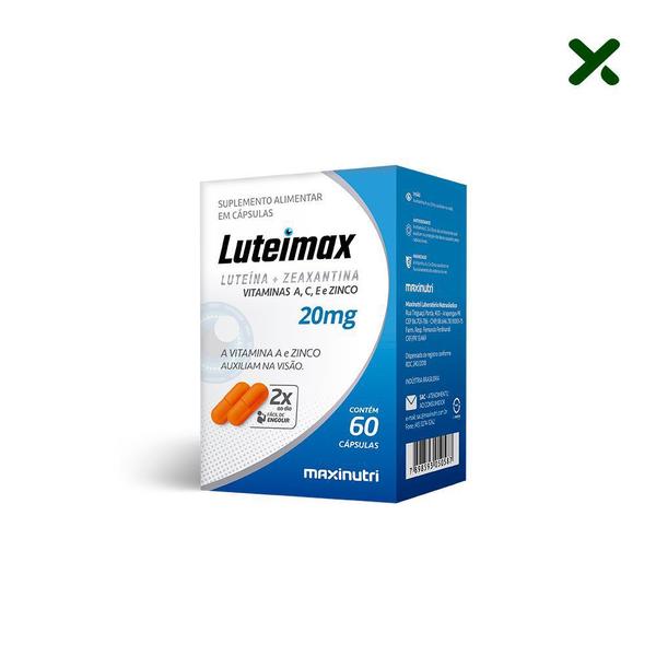 Imagem de Luteimax Luteína e Zeaxantina 20mg 60 Cápsulas Loja Maxinutri