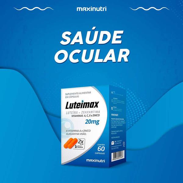 Imagem de Luteimax Luteína e Zeaxantina 20mg 60 Cápsulas Maxnutri