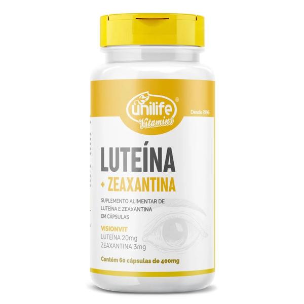 Imagem de Luteína 20mg + Zeaxantina 3mg 60 Cápsulas - Unilife Vitamins