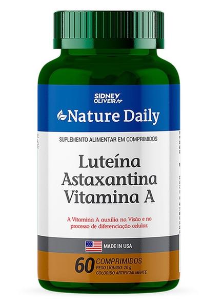 Imagem de Luteína + Astaxantina + Vitamina A Made in Usa Nature Daily 60 Comprimidos