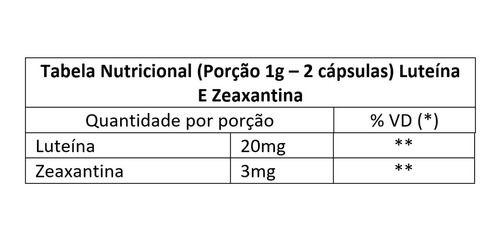 Imagem de Luteína E Zeaxantina 3 X 60 Cápsulas 500mg - Flora Nativa