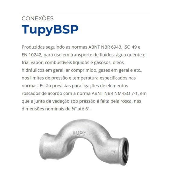 Imagem de Luva 1 1/4 BSP Tupy Ferro Galvanizado